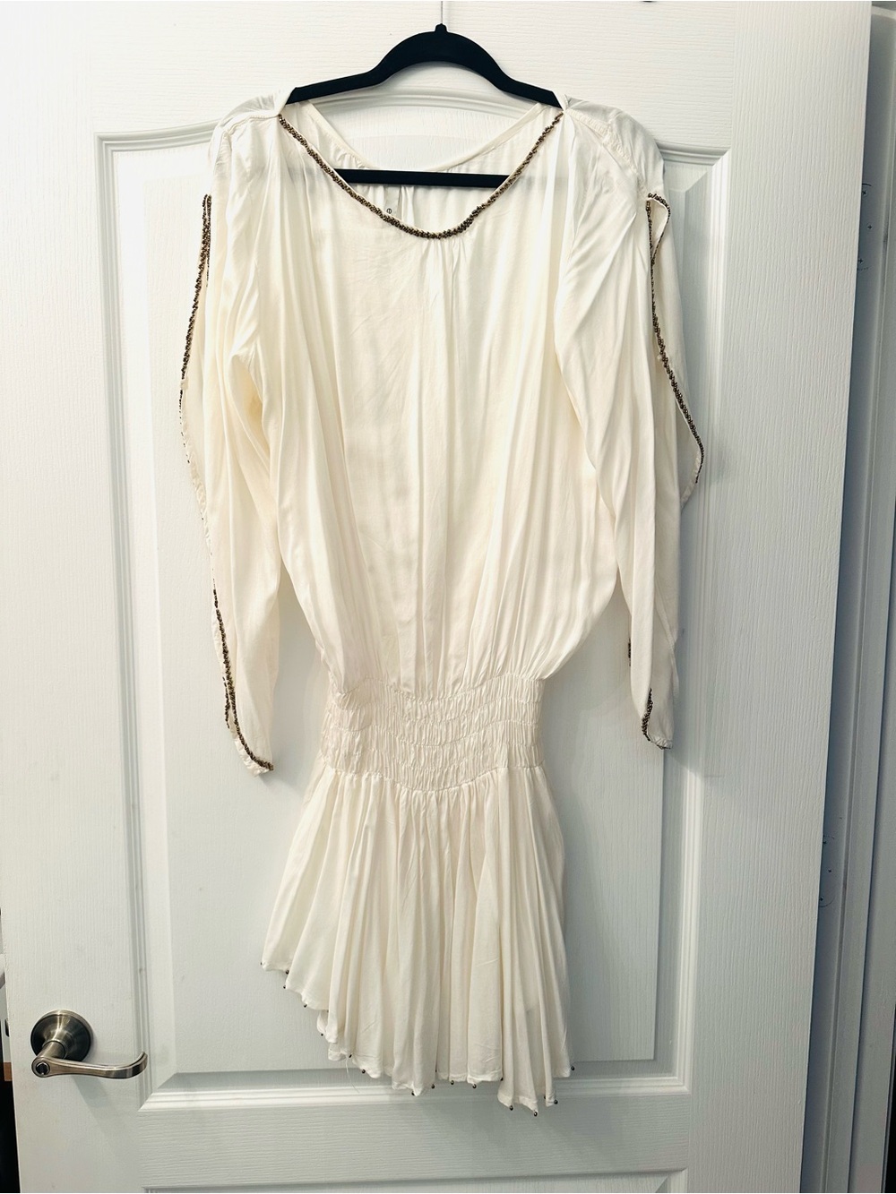 Elan White Beach Cover-Up Dress one size - Picture 3 of 8